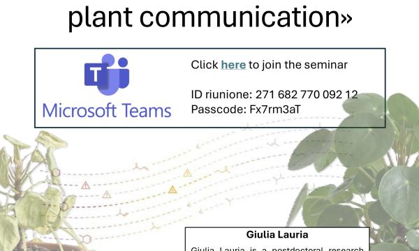 Avviso di seminario.