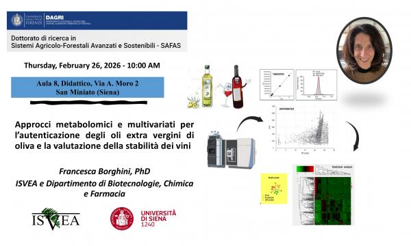 Avviso di Seminario.